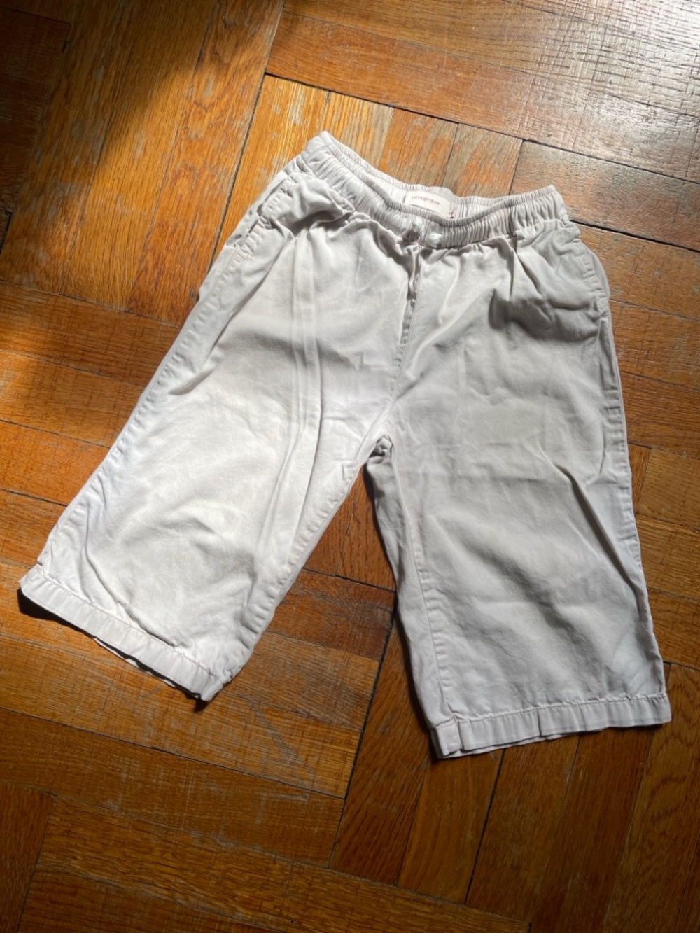 TINYCOTTONS summer cotton twill pants, size 3T/3Y